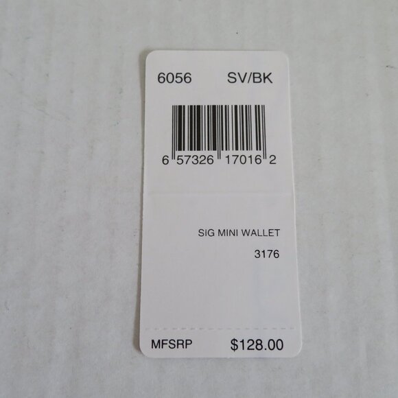 💕💕HP💕💕Coach Signature Mini Wallet, Black - NWT - Picture 13 of 16